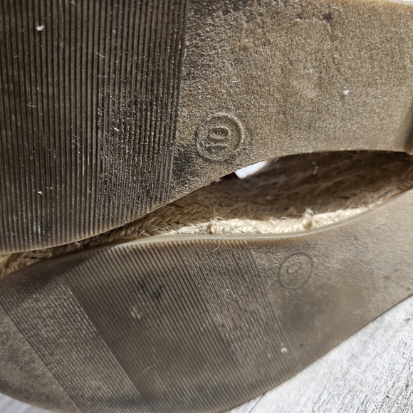 Xhilaration Open Peep Toe Sandals Adjustable Strap Wedge Heel Size 10 - Picture 15 of 15